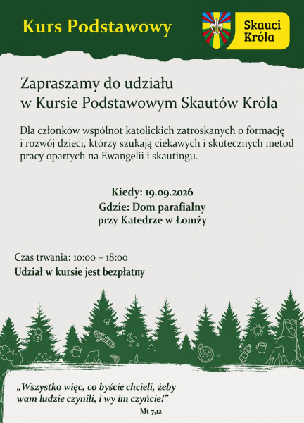Kurs podstawowy Skautów Króla