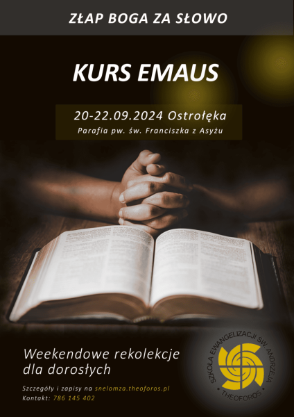 Kurs Emaus - wrzesień 2024